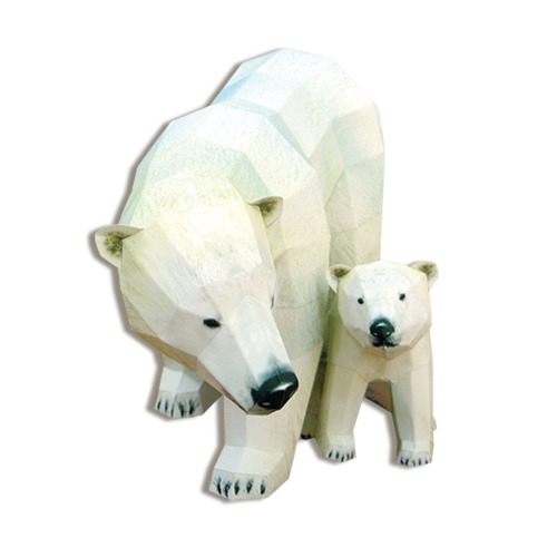 북극곰 만들기(DIY 페이퍼 크래프트 야생동물 멸종위기 극지방 기후위기)